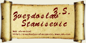Zvezdoslav Stanišević vizit kartica